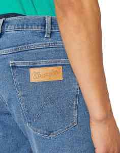 Wrangler 5 pocket JEANS SHORT - BLUE STONES
